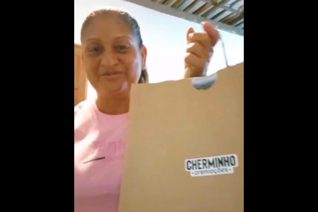 Tem recado chegando diretamente de uma vencedora!