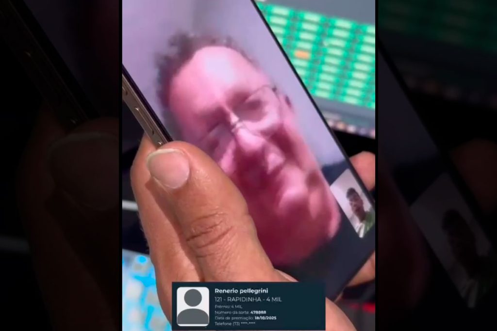 Renerio Pellegrini levou pra casa 4MIL NA CONTA